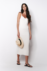 Vestido Tricot Decote