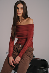 Blusa Tule Ombro a Ombro