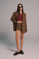 Short Alfaiataria Risca De Giz