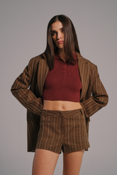 Blusa Polo Tricot Clean