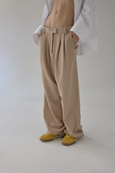 Calça Wide Leg Cintura Baixa