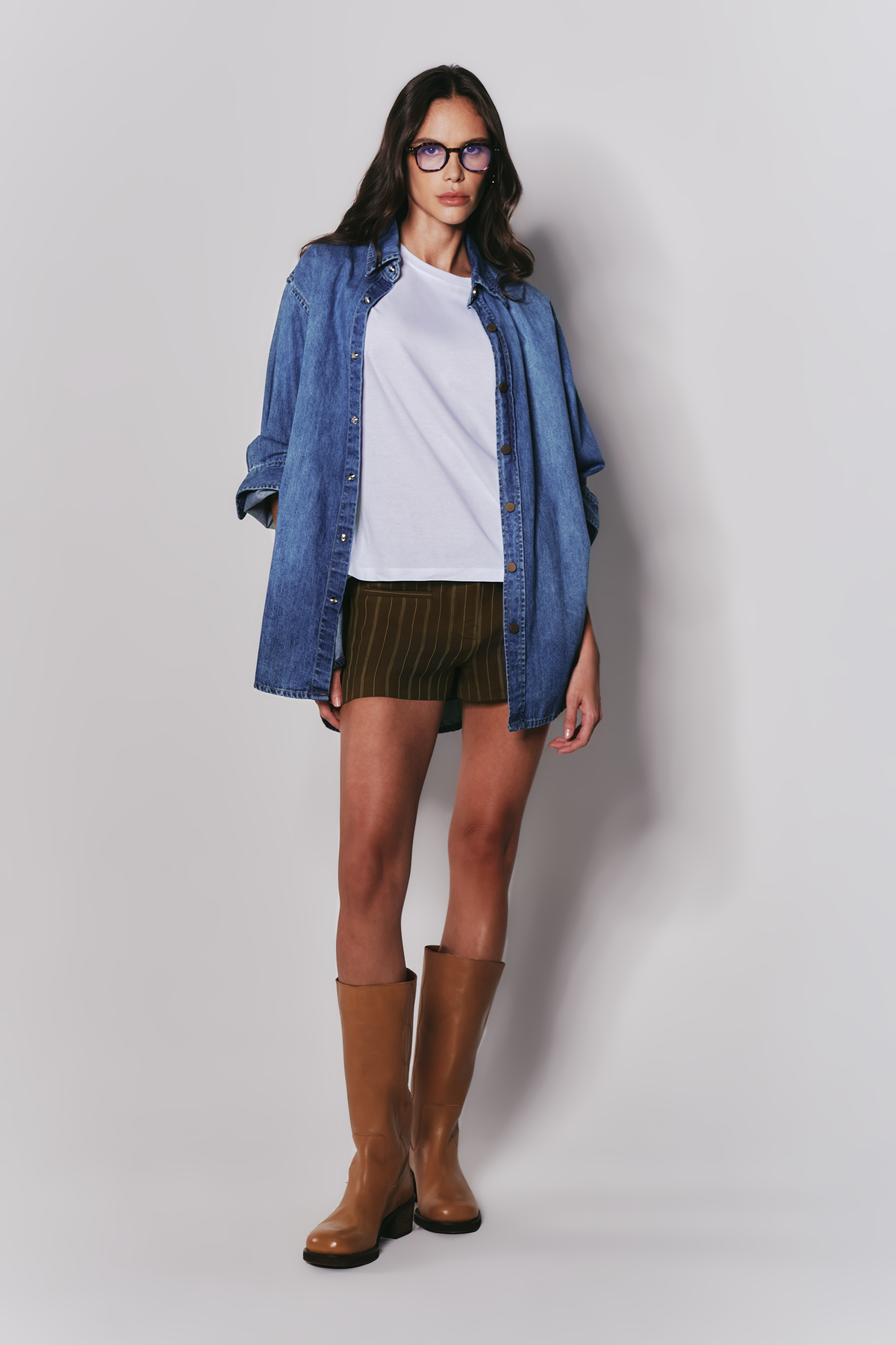 Camisa Jeans Oversized