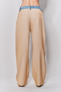 Calça Ballon Cintura Baixa Alfaiataria
