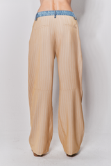Calça Ballon Cintura Baixa Alfaiataria