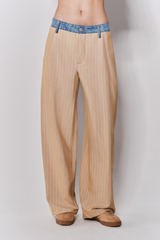 Calça Ballon Cintura Baixa Alfaiataria