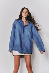 Jaqueta Jeans Oversized