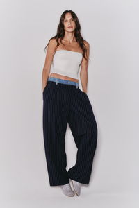 Calça Ballon Cintura Baixa Alfaiataria