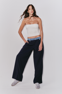 Calça Ballon Cintura Baixa Alfaiataria