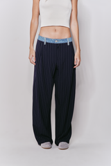 Calça Ballon Cintura Baixa Alfaiataria