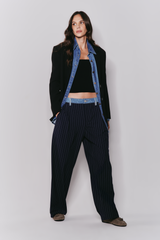 Calça Ballon Cintura Baixa Alfaiataria