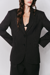 Blazer Alfaiataria Risca de Giz