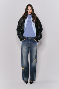 Calça Wide Leg Destroyed