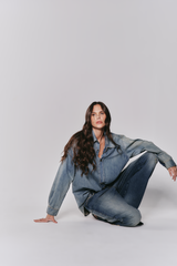 Jaqueta Jeans Oversized