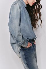 Jaqueta Jeans Oversized