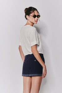 Saia Alfaiataria Cut Tricoline