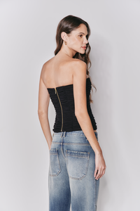 Corset Tule Franzido