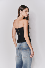 Corset Tule Franzido