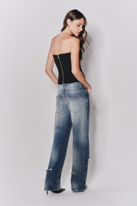 Corset Tule Franzido