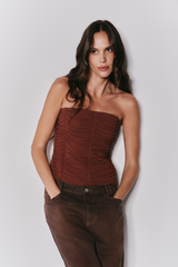 Corset Tule Franzido