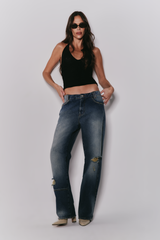 Top Frente Única em Tule Franzido