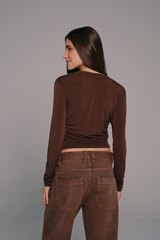 Blusa Frente Franzida