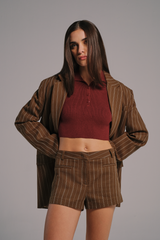 Short Alfaiataria Risca De Giz