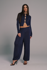Blusa Tricot Detalhe Metal