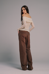 Blusa Tule Ombro a Ombro