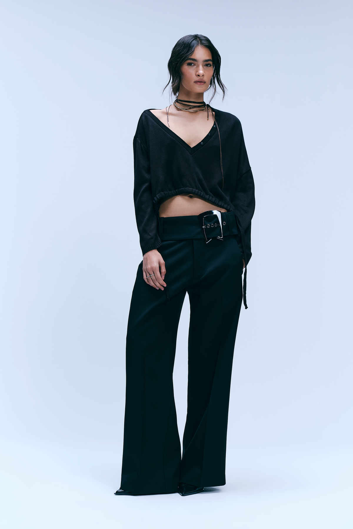 Calça Maxi Buckle