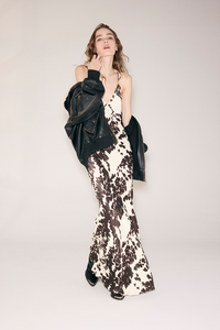 Vestido Longo Estampa Animal Print